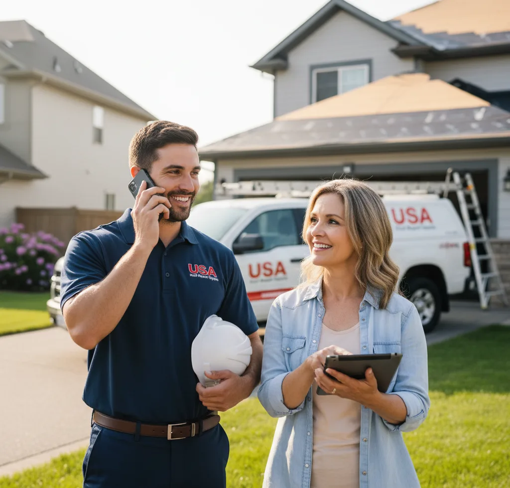 USA Roof Repair Experts customer support in Wake Village